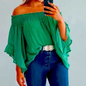 NWT Off the shoulder shirt
